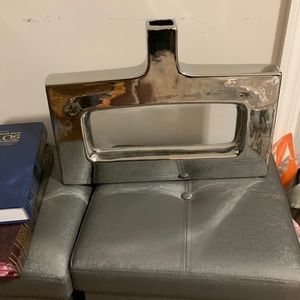 Chrome Vase